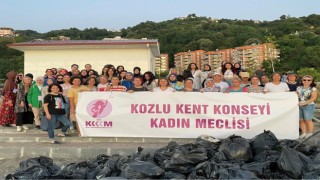 Kozlu sahilinde çevre etkinliği yapıldı