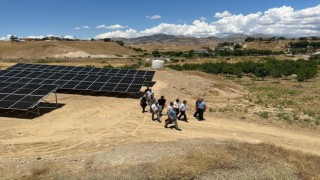 Kozlukta güneş enerjisi ile tarımsal sulama