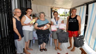 Kuşadası Belediyesinin Hoş Geldin Bebek ziyaretleri devam ediyor