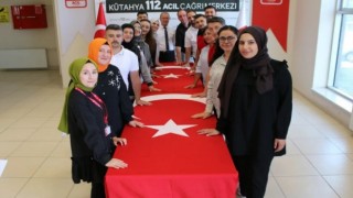 Kütahya 112 Acil Çağrı Merkezinde aday memurlar için yemin töreni