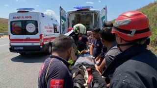 Kuzey Marmara Otoyolunda feci kaza: 2si çocuk 4 yaralı