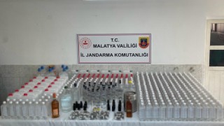 Malatyada 930 litre kaçak alkol ele geçirildi