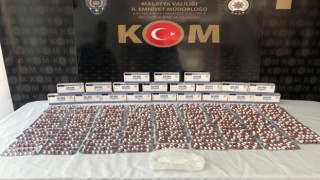 Malatyada çok sayıda uyuşturucu hap ele geçirildi