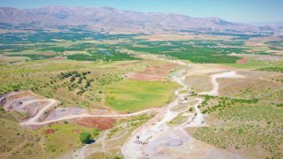 Malatyada Yenice Barajında çalışmalar devam ediyor