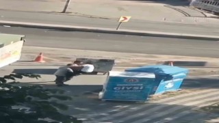 Maltepede yoldan geçen kadın, İBB personeli ile tartıştı