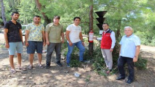 Marmariste arılık alanlarda yangın tedbirleri alındı