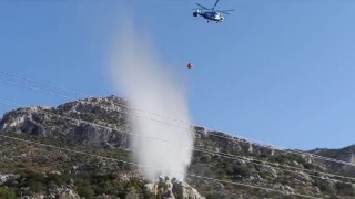 Marmaristeki yangın ormana sıçramadan söndürüldü
