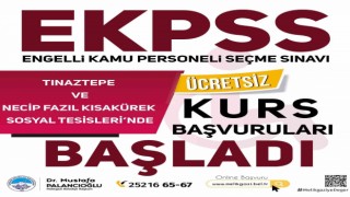 Melikgazi Belediyesi EKPSS kurs kayıtları başlıyor