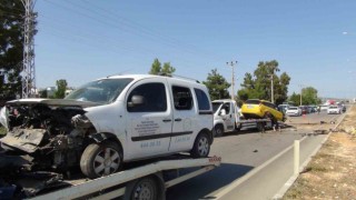 Mersinde trafik kazası: 5 yaralı