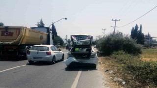 Milas-Bodrum yolunda kaza: 2 yaralı