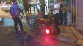 Motosiklet ile otomobil çarpıştı: 1 yaralı