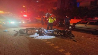 Motosikletler çarpıştı: 4 yaralı