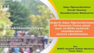 MSKÜden aday öğrenciler için tercih tanıtım standı