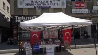 Muşlu aileler HDP önündeki eylemlerini sürdürüyor