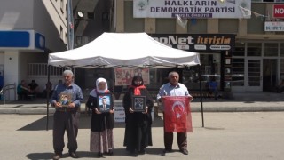 Muşlu aileler HDP önündeki eylemlerini sürdürüyor