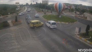 Nevşehirde dikkatsiz sürücüler kazalara neden oldu