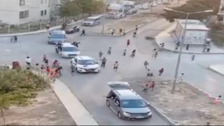 Nusaybinde dünyaevine giren damat, tırını gelin arabası yaptı