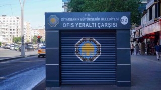 Ofis Yer Altı Çarşısının girişleri yenilendi