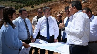 Osmaniye Valisi Yılmaz, Gölet İnşaatıyla İlgili Bilgi Aldı