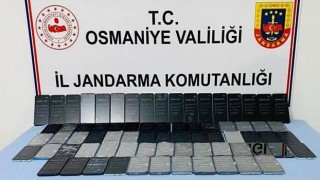 Osmaniye’de 450 bin lira değerinde cep telefonu ele geçirildi