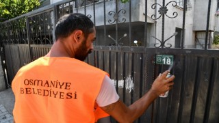 Osmaniyede cadde, sokak ve kapı numaralandırma çalışmaları devam ediyor