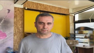 Otobüsten inen yolcuya motorlu kurye çarptı