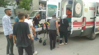 Otomobil ile motosiklet çarpıştı: 1 yaralı