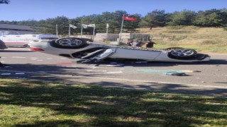 Otomobil takla attı: 1 ölü, 5 yaralı