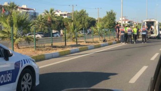 Otomobile arkadan çarpan motosiklet sürücüsü yaralandı