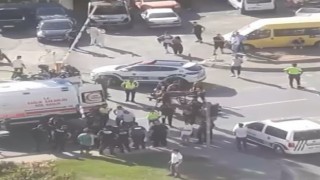 (Özel) Kağıthanede polisin şehit olduğu olay sonrası yaşananlar kamerada
