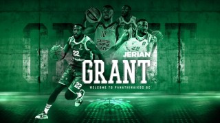 Panathinaikos, Türk Telekomdan Jerian Grantı kadrosuna kattı