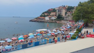 Zonguldak’ta Plaja yoğun ilgi