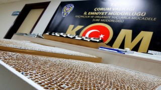 Polisten kaçak sigara operasyonu