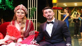 Polonyalı geline Amasyalılardan Türk usulü düğün