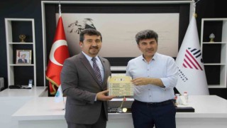 Rektörü Arıcan ile Rektör Karacoşkun bir araya geldi