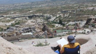 Ressamlar Kapadokyayı resmetti