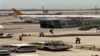 Sabiha Gökçen Havalimanında aprona izinsiz giren iki kişi gözaltına alındı