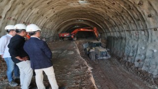 Şahinbeyde tünel projesi çalışmaları sürüyor