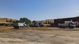 Samancılar sitesindeki yangın sonrası temizlik çalışmaları tamamlandı