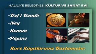 Şanlıurfada kültür ve sanat kurs kayıtları başladı