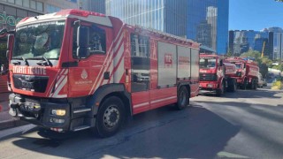 Sarıyerde bir gıda deposunda yangın çıktı