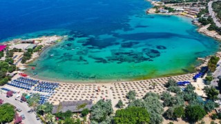 Seferihisarda plajlara mavi bayraklar asıldı