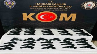 Şemdinlide 45 adet ruhsatsız tabanca ele geçirildi