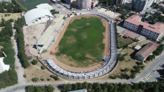Siirt Atatürk Stadında çalışmalar devam ediyor