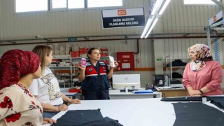 Sinopta işçi kadınlara KADES bilgilendirmesi