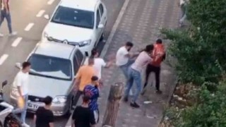 Sipariş yetiştirmeye çalışan kurye sokak ortasında dehşeti yaşadı