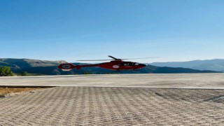 Şırnakta helikopter ambulans help sendromlu vatandaş için havalandı