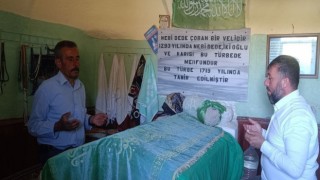 Sultan Sazlığında Allah dostu Nebi dede ziyaretçilerini ağırlıyor