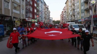 Sungurluda Milli Birlik Yürüyüşü düzenlendi