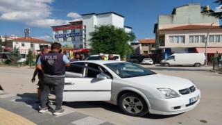 Sungurluda polisten şok uygulama